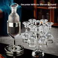 Decanter With 6x Glasses and Stand