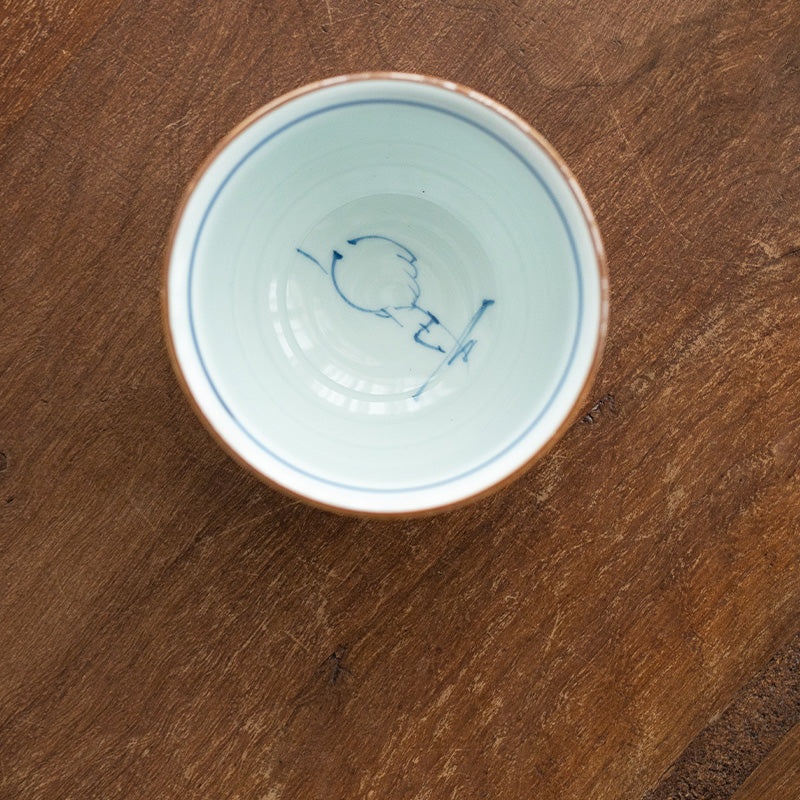 Japanese Tea Cup Set of 5 – Hasami Ware Aizome Indigo