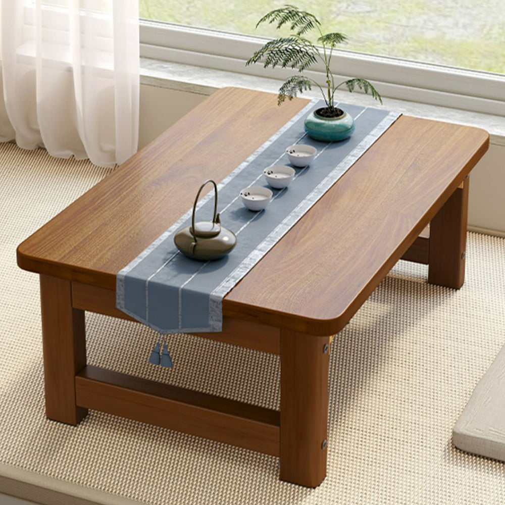 Foldable Wood Tea Table Japanese Low Picnic Floor Desk 4 Sizes