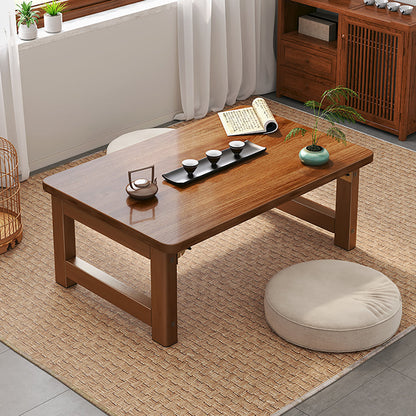 Foldable Wood Tea Table Japanese Low Picnic Floor Desk 4 Sizes