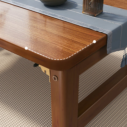Foldable Wood Tea Table Japanese Low Picnic Floor Desk 4 Sizes