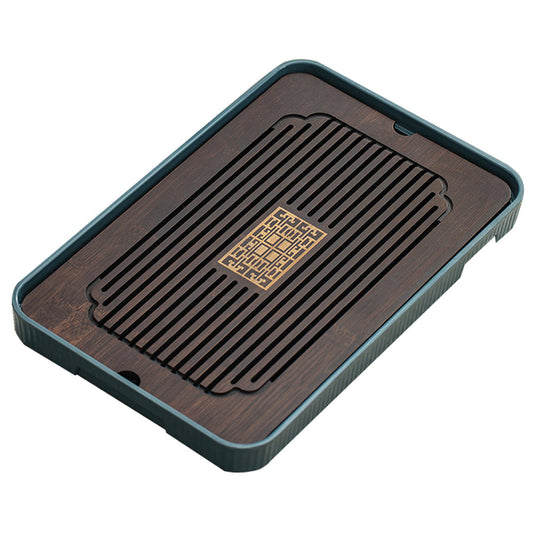 Bamboo Gongfu Tea Tray with Drainage | Minimalist 36cm