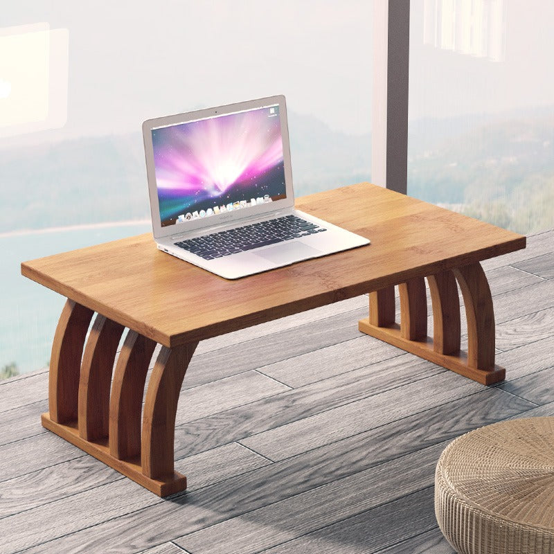 Chinese Arched Low Tea Table Bamboo 4 Sizes 60-90cm