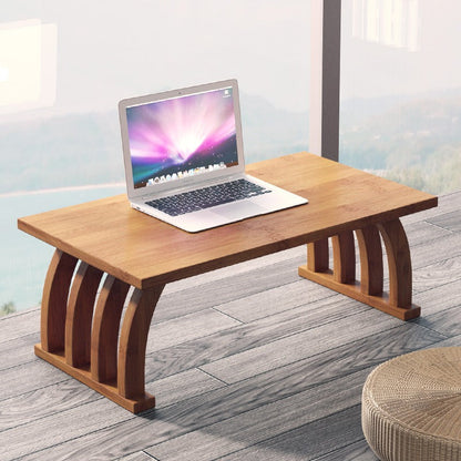 Chinese Arched Low Tea Table Bamboo 4 Sizes 60-90cm