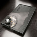 Stone Tea Tray Flowing Water Zen Black 70cm Drainage
