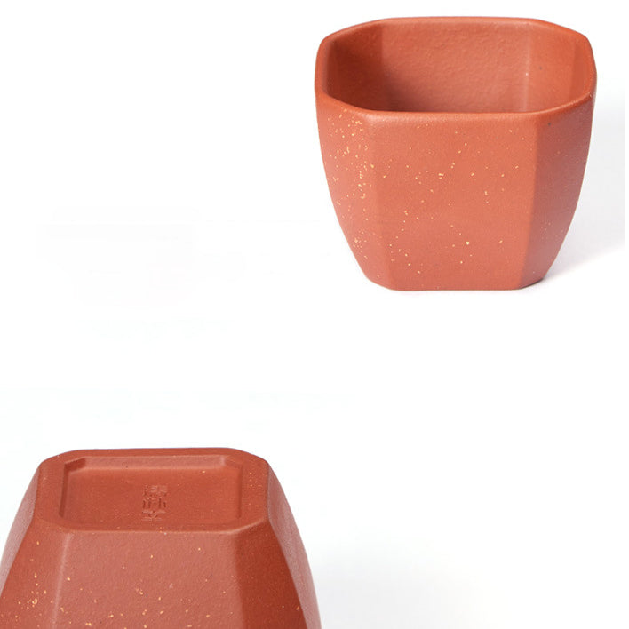 Zisha Tea Cup Set of 5 | Five Colors Five Shapes Gongfu