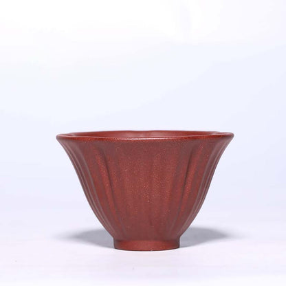 Purple Clay Tea Cup Set 5 Gongfu Morning Glory 50ml