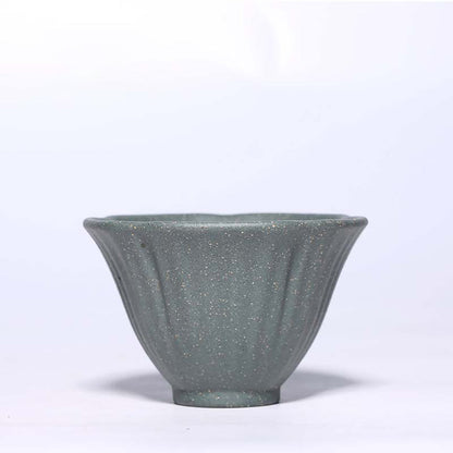 Purple Clay Tea Cup Set 5 Gongfu Morning Glory 50ml