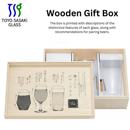 Craft Beer Glass Set Japanese Trio – Toyo-Sasaki Tasting Glasses