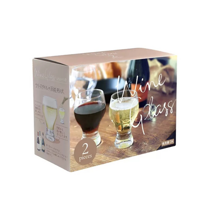 Beer Wine Glass Set Japanese Dual-Purpose – Toyo-Sasaki 2pc Gift