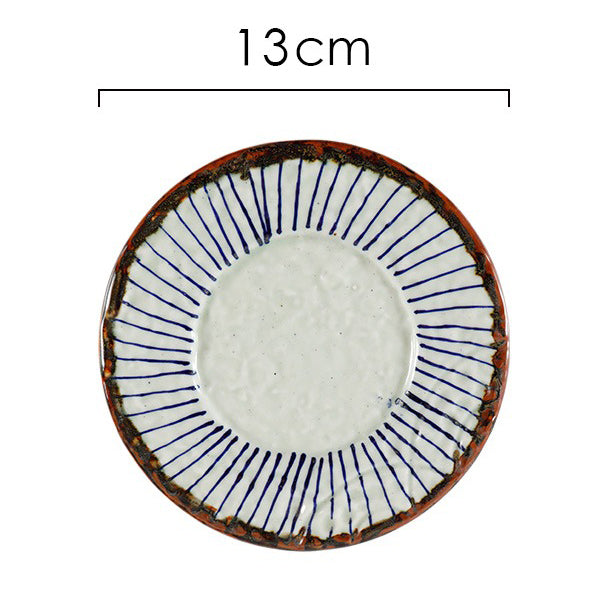 Japanese Tea Cup with Handle & Saucer Set of 2 | Ceramic