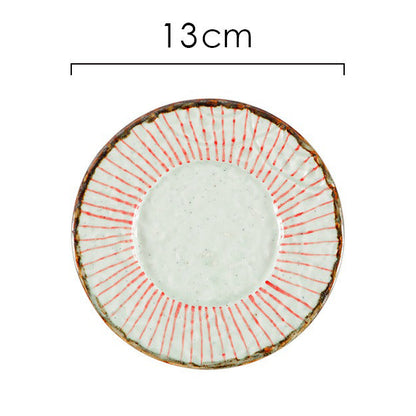 Japanese Tea Cup with Handle & Saucer Set of 2 | Ceramic