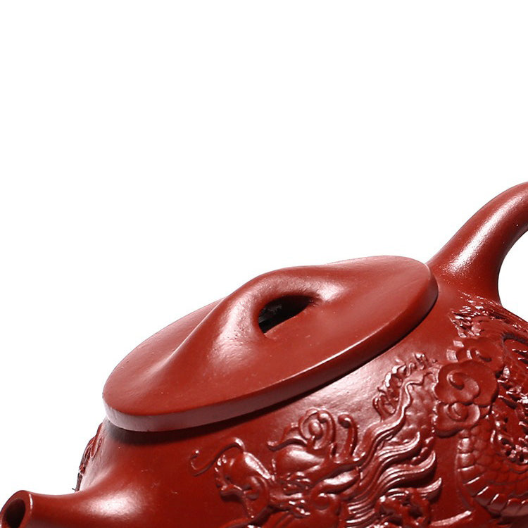 Shi Piao Teapot Dragon Dahongpao Red Clay Yixing 220ml