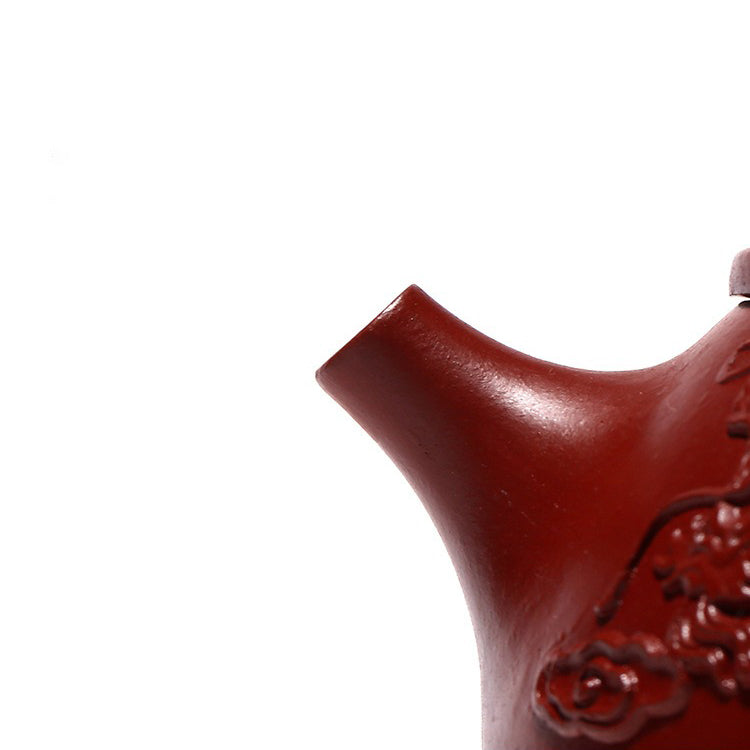 Shi Piao Teapot Dragon Dahongpao Red Clay Yixing 220ml