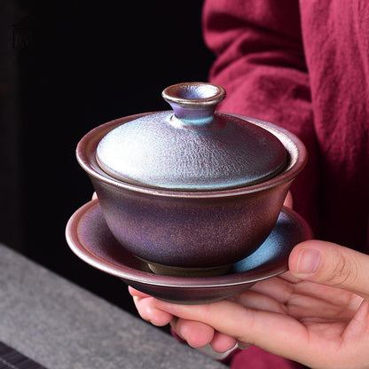 Tenmoku Jian Zhan Gongfu Tea Set | 10-Piece