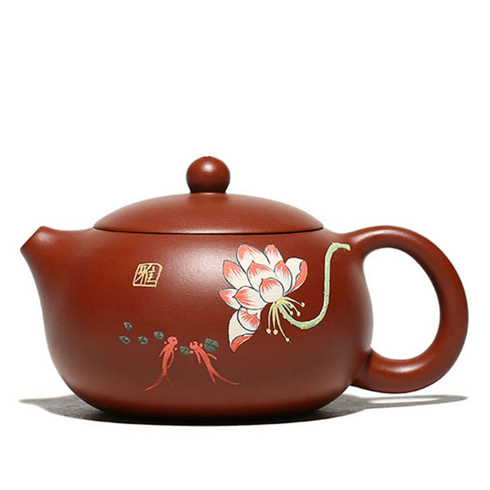Gongfu Teapot Xi Shi Lotus Dahongpao Red Clay Yixing 260ml