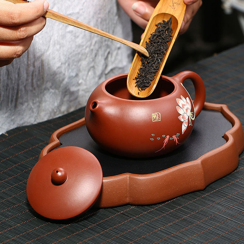 Gongfu Teapot Xi Shi Lotus Dahongpao Red Clay Yixing 260ml