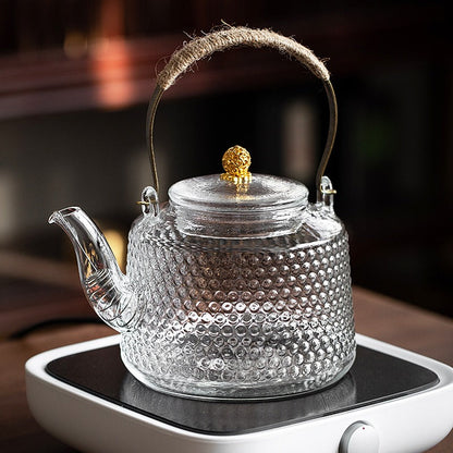 Glass Teapot Large 1400ml | Rivet Borosilicate Stovetop