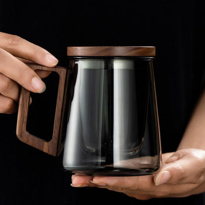 Glass Tea Cup with Infuser – Borosilicate Loose Leaf Mug