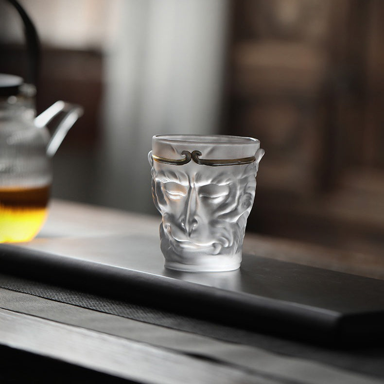 Sun Wukong Glass Tea Cup Borosilicate | Handmade 130ml