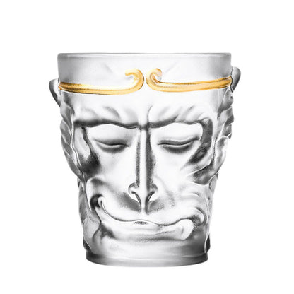Sun Wukong Glass Tea Cup Borosilicate | Handmade 130ml