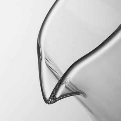 Glass Fair Cup with Wooden Handle – Mountain Design 300ml