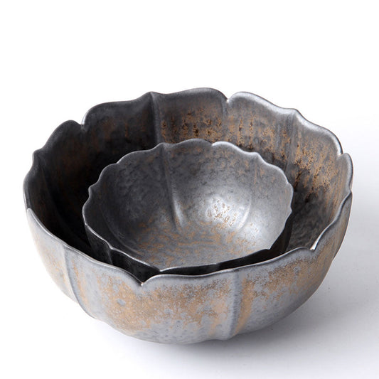 Tea Washer Coarse Pottery Lotus Shape – Gongfu Tea Bowl