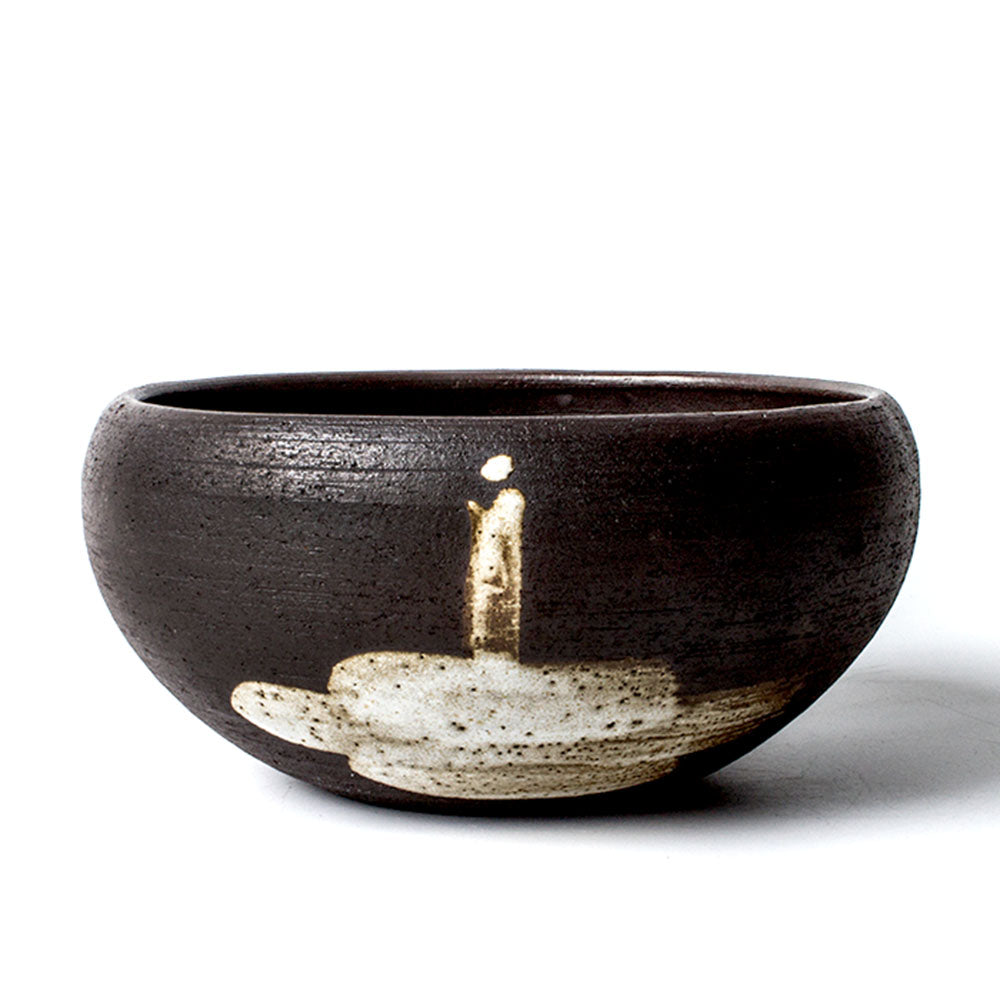 Tea Rinse Bowl Coarse Pottery Zen Monk Ceramic Cup Washer