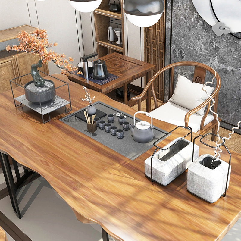 Tea Table Set Solid Wood – Gongfu Tea Room Furniture