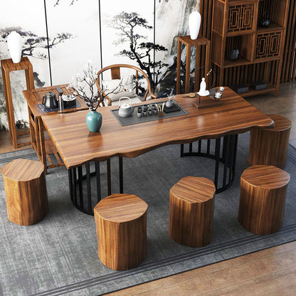 Tea Table Set Solid Wood – Gongfu Tea Room Furniture