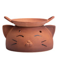 Tiger Coarse Pottery Tea Warmer Stove | Hand-Carved 1300°C