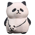 Clay Panda Tea Pet Handmade White Clay Tea Table