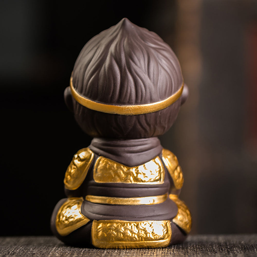 Yixing Clay Tea Pet – Monkey King Wukong Figurine