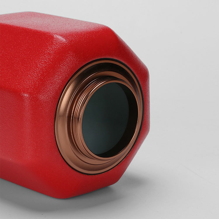 Tea Caddy | Palace Lantern Red Glaze Vacuum Seal Ceramic