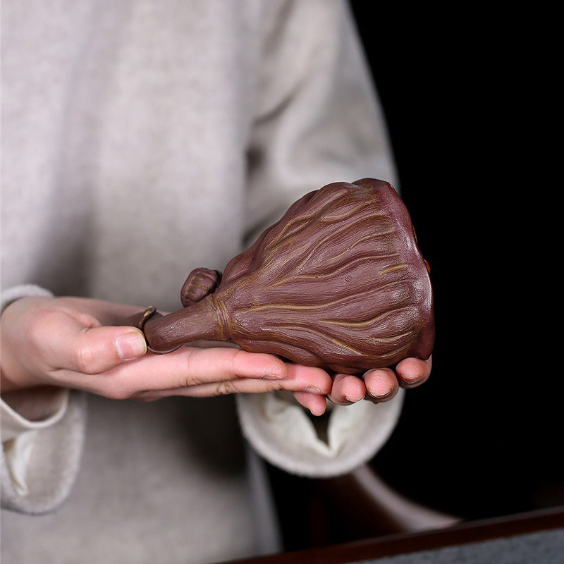 Lotus Seedpod Fair Cup Yixing Purple Clay Pitcher 200ml