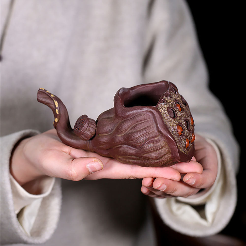 Lotus Seedpod Fair Cup Yixing Purple Clay Pitcher 200ml