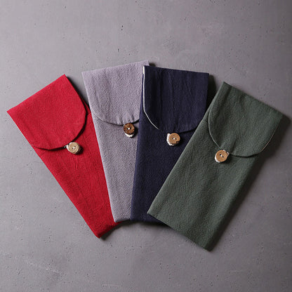Bamboo Cha He Tea Holder With Storage Bag 4 Colors Gongfu