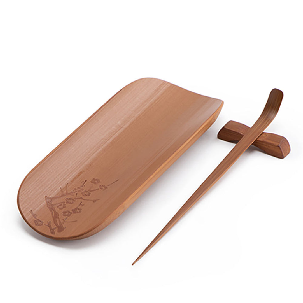 Bamboo Cha He Tea Holder With Tea Needle Gongfu Ceremony