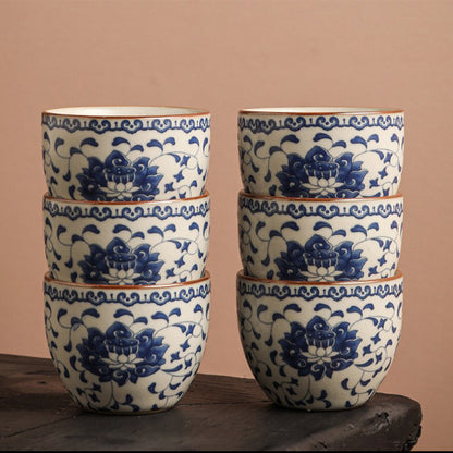 Automatic Tea Set | Ruyao Blue White Porcelain Gongfu