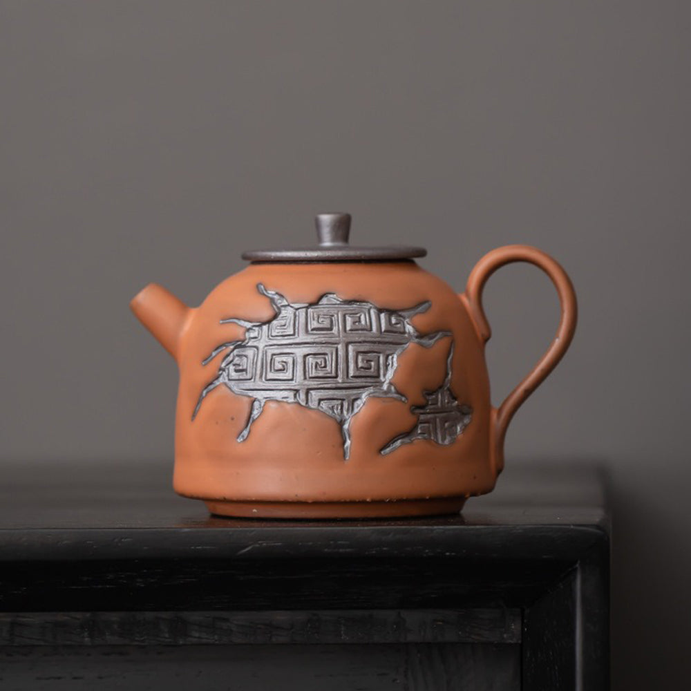 Pottery Gongfu Tea Set | Auspicious Cloud Japanese Style
