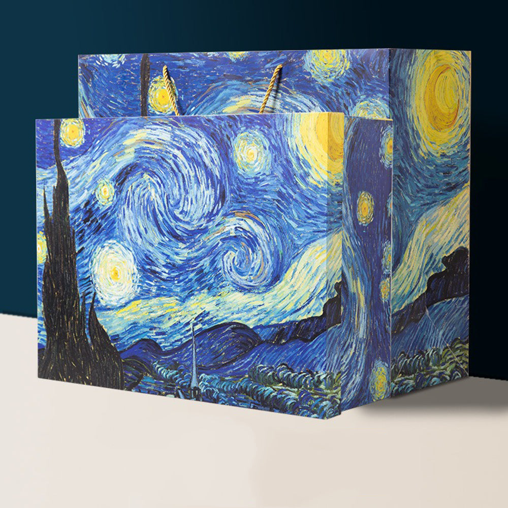 Bone China Tea Set Van Gogh Starry Night | 15-Piece Gift