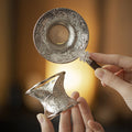 Lotus Goldfish Tea Strainer with Holder | Alloy Tea Filter