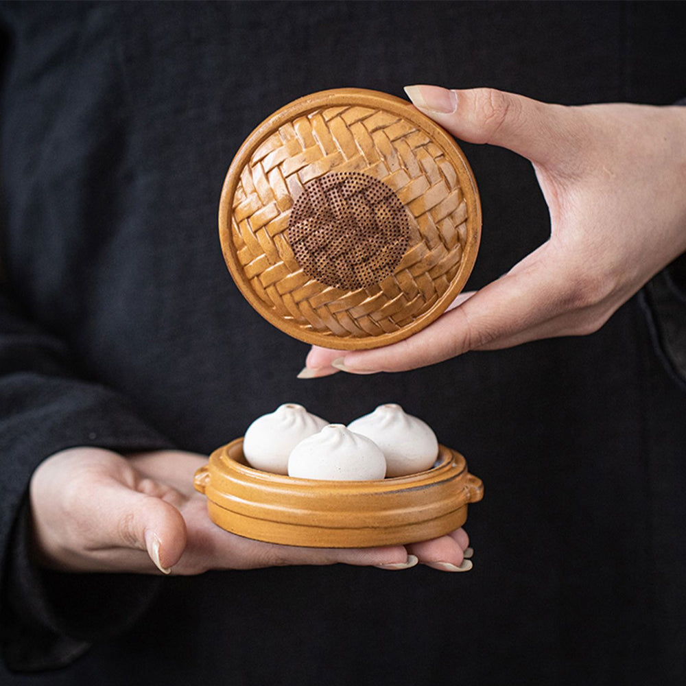 Xiaolongbao Ceramic Tea Strainer Set | Glass Fair Cup Dumpling