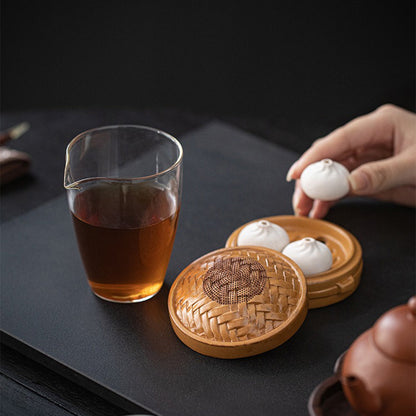 Xiaolongbao Ceramic Tea Strainer Set | Glass Fair Cup Dumpling