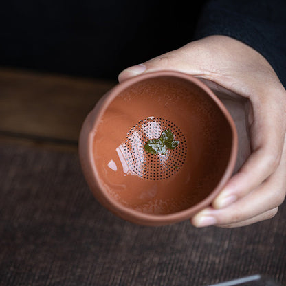 Tea Strainer Snail Tea Pet Yixing Clay Handmade Dual-Use