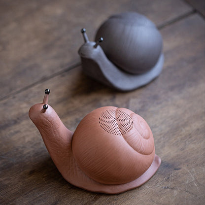 Tea Strainer Snail Tea Pet Yixing Clay Handmade Dual-Use