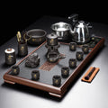 Automatic Gongfu Tea Set Purple Clay Tray Induction 16-Pc