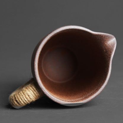 Vintage Mineral Clay Fair Cup | Eagle Beak Gongfu Pitcher