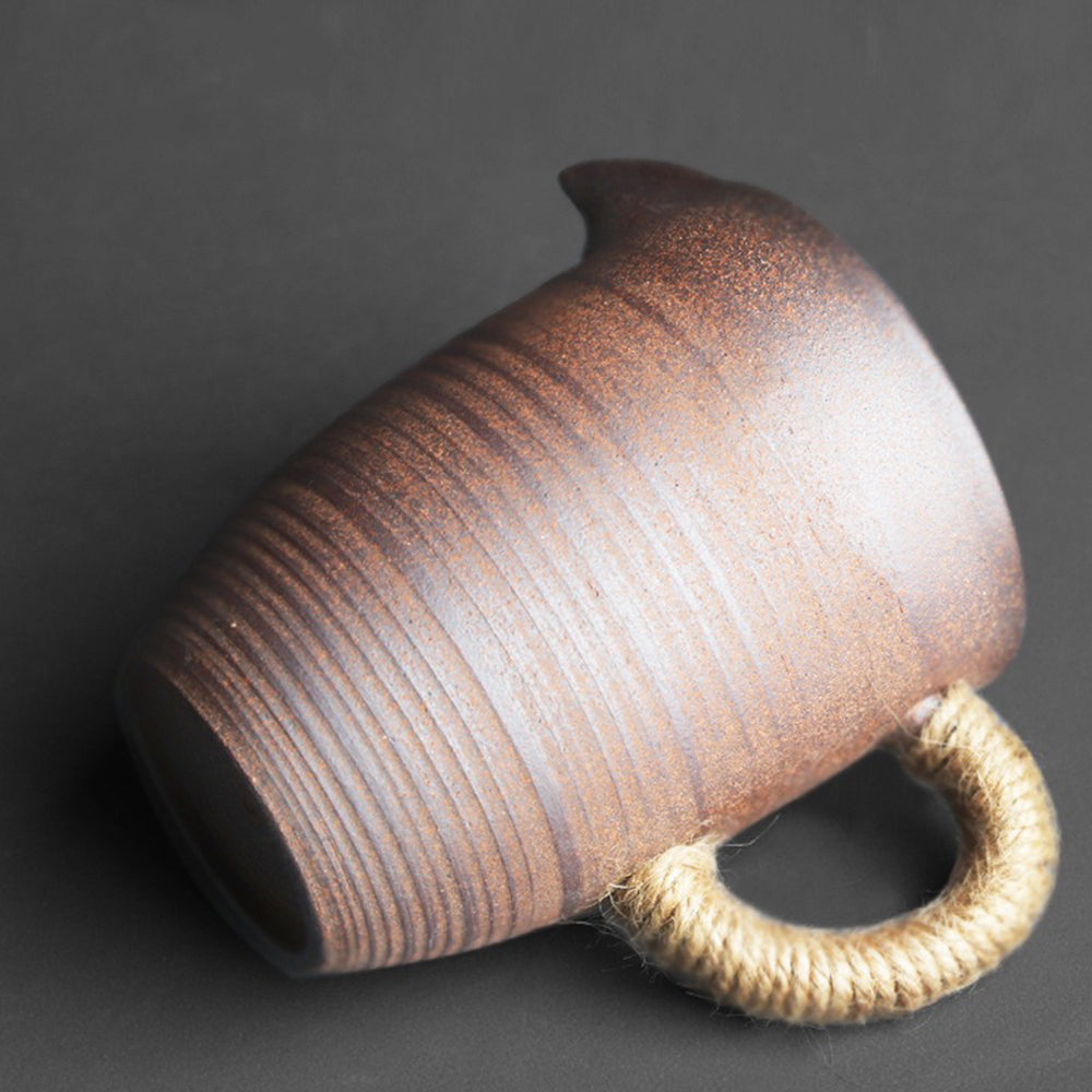 Vintage Mineral Clay Fair Cup | Eagle Beak Gongfu Pitcher