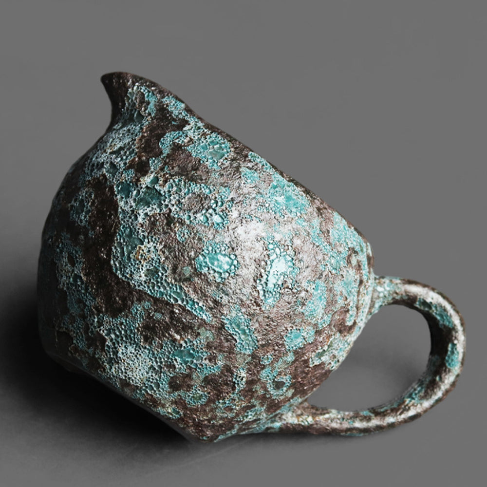 Fair Cup Pottery Bronze Glaze Vintage Gongfu Pitcher 230ml